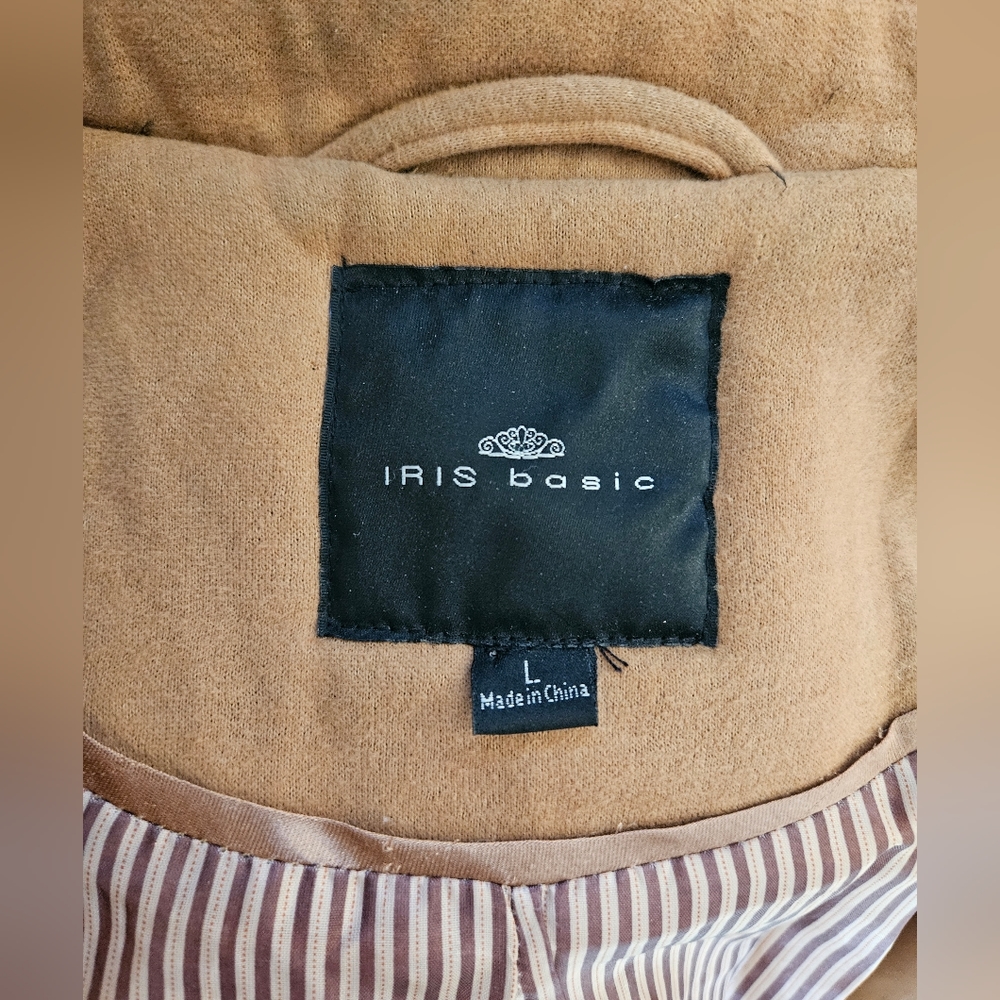 Iris Basic Camel Double Button Jacket - image 6